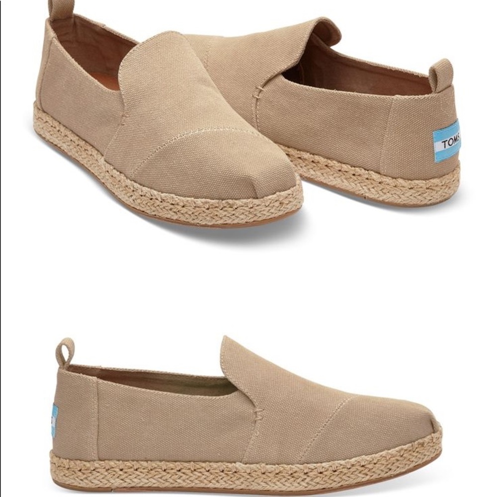 TOMS Deconstructed Alpargata Desert Canvas